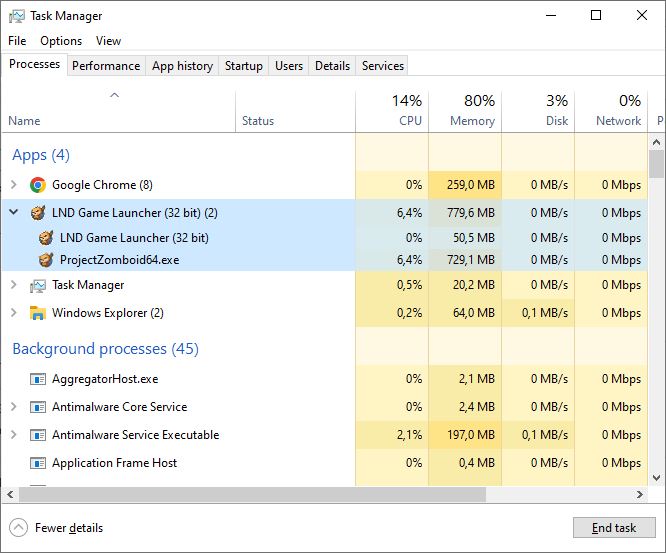 game bị treo task manager ko hiện lên
