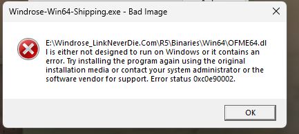 bị lỗi OFME64.dll