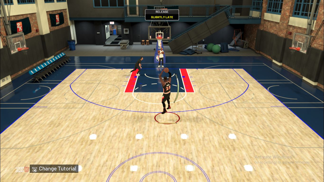 NBA 2k22 không đổi màu được shot meter