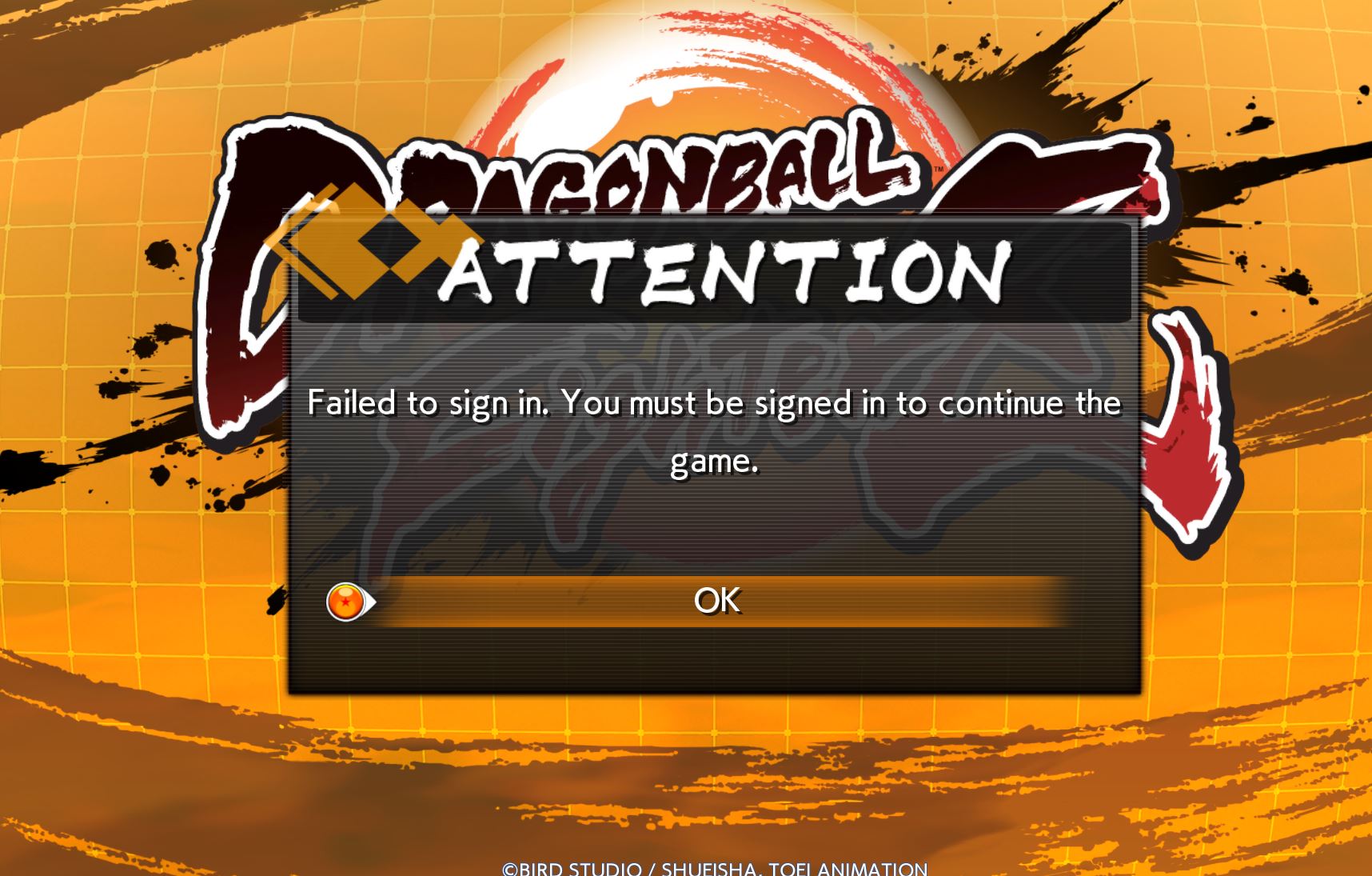 fix lỗi Failed to sign in