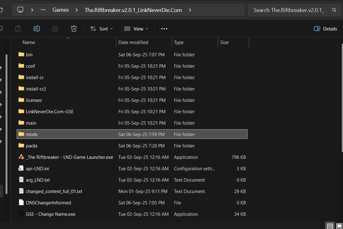 Cách cài Mod cho game The Riftbreaker V2.0