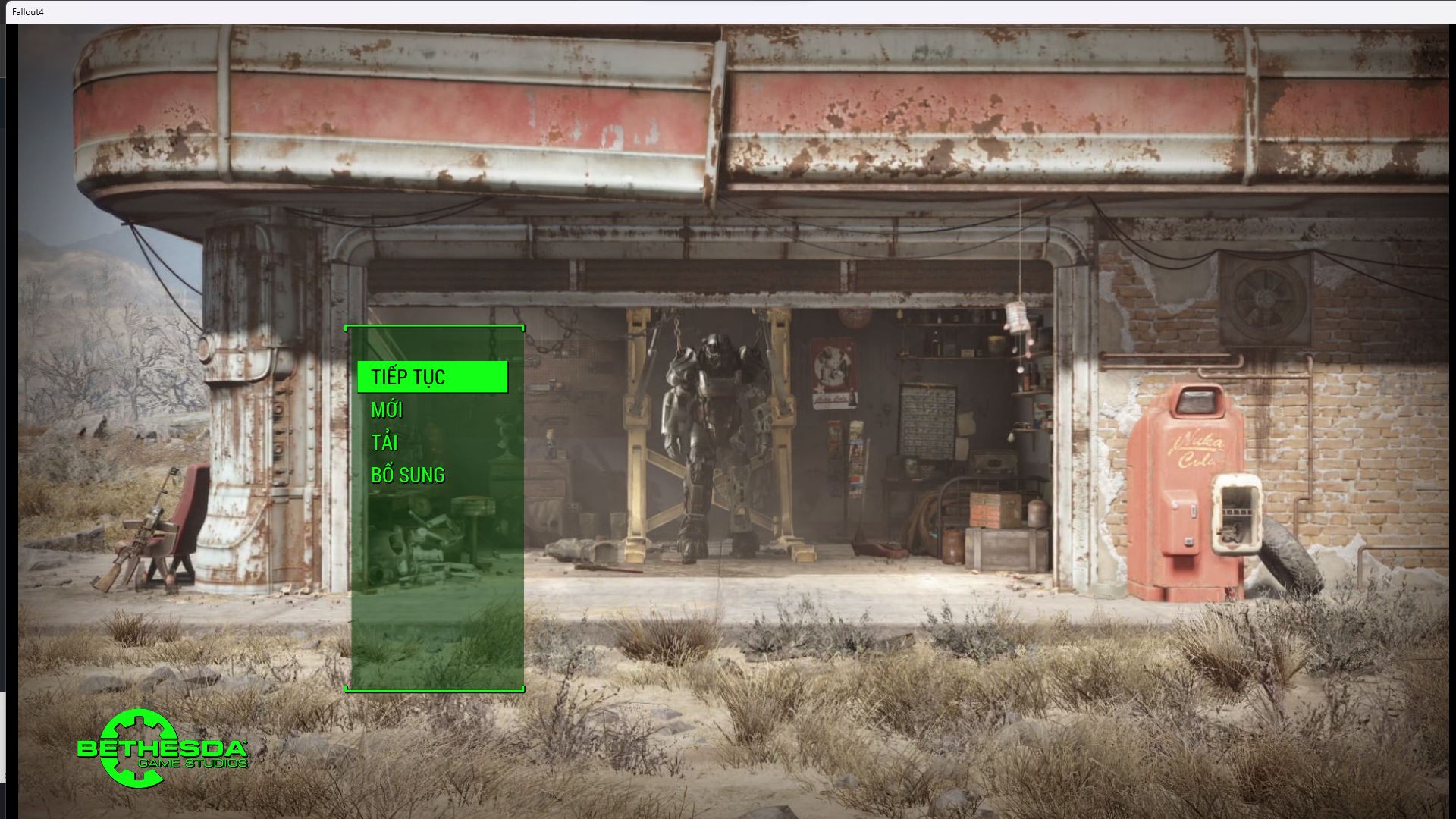 Lỗi không dùng được bàn phím khi vào game fallout 4