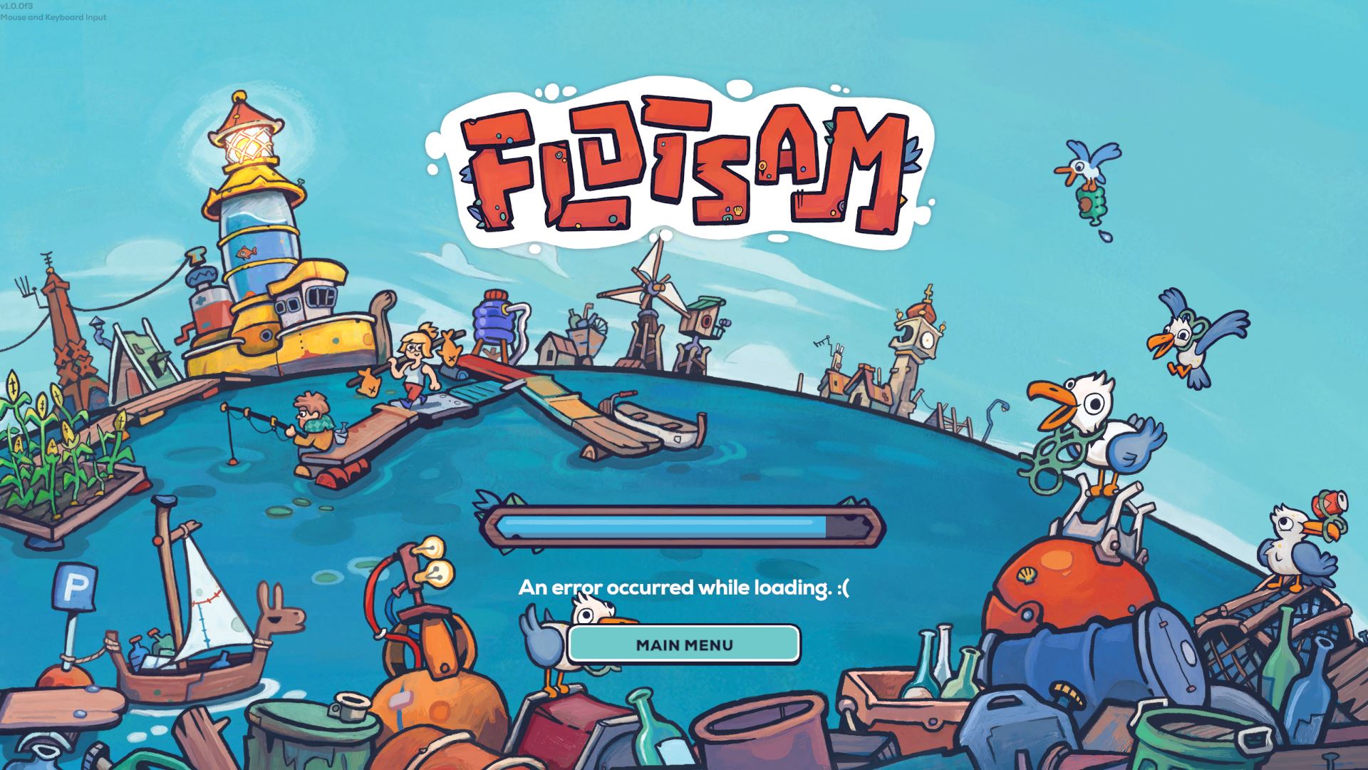 Game Flotsam bị lỗi không thể chơi được