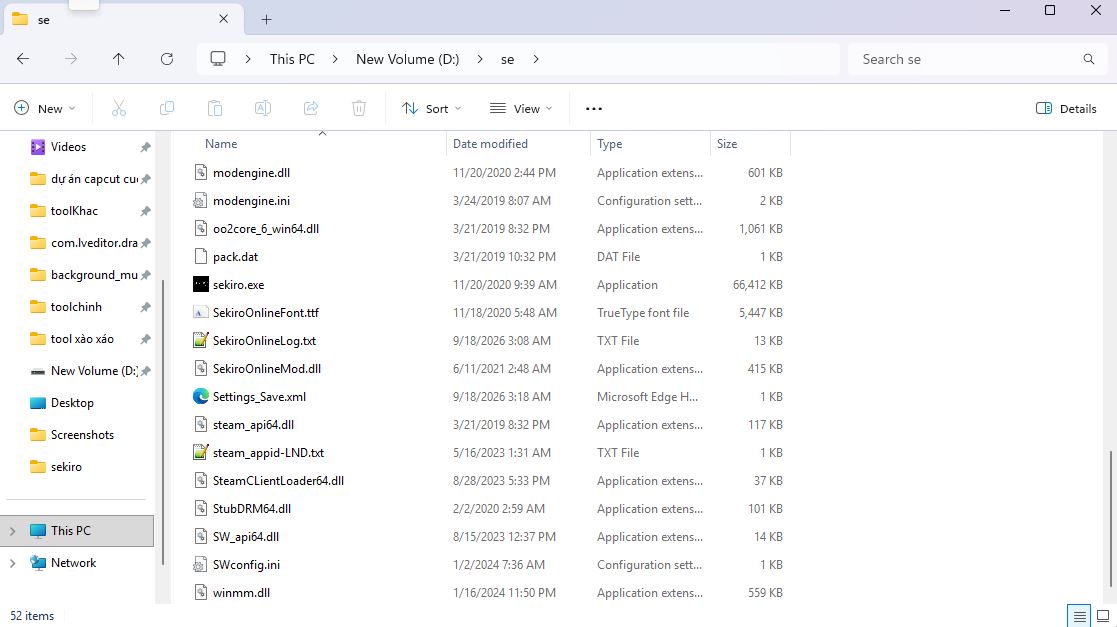 Lỗi fatal error khi chơi sekiro online Lỗi fatal error khi chơi sekiro online