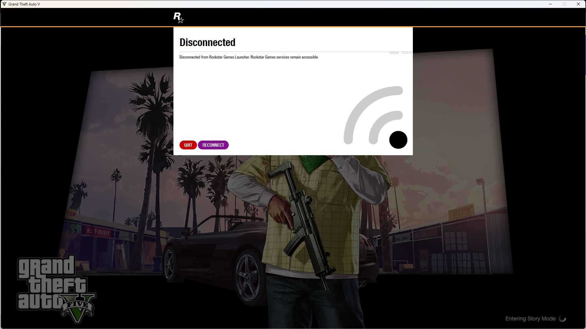Sao giờ chơi gtav cr@ck không được nữa nó cứ hiện rockstar lên