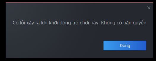 Lỗi sau khi cài Ascension