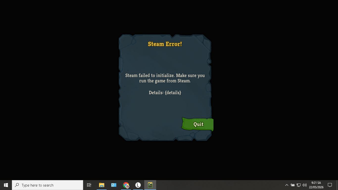 Ai biết fix lỗi steam này không ?