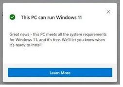 Kiểm tra máy chạy được Windows 11 hay không?