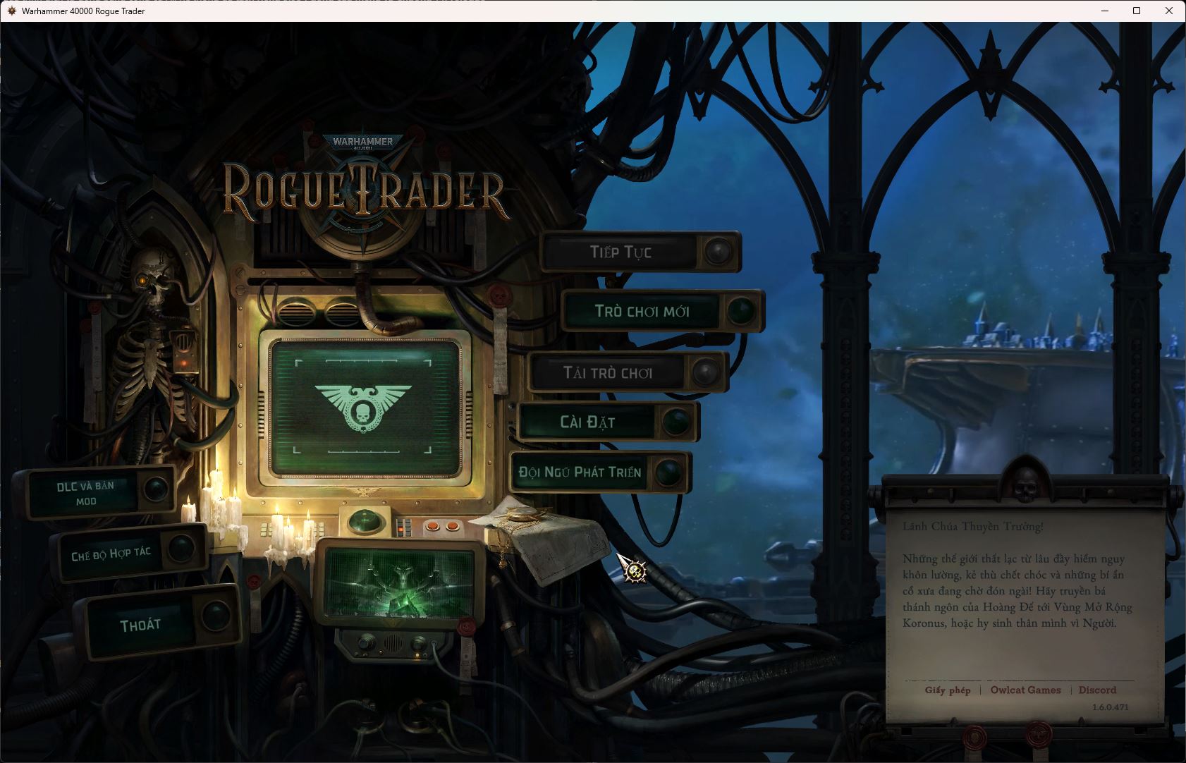 Warhammer 40000:Rogue Trader Việt Hóa Warhammer 40000:Rogue Trader Việt Hóa