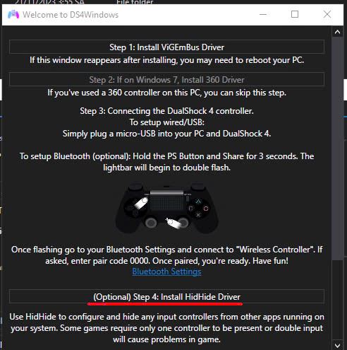 Fix lỗi không nhận tay cầm DS4 thông qua DS4Windows ( Cập nhật ngày 31/08/2024)