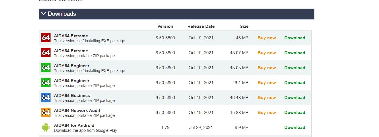 [Request Software] AIDA 64