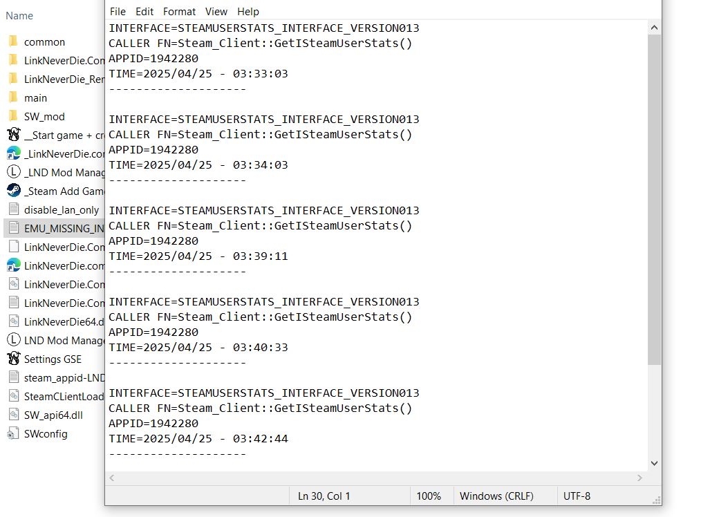 Lỗi Missing interface Brotato phiên bản 1.1.10.5 (máy không cài steam).