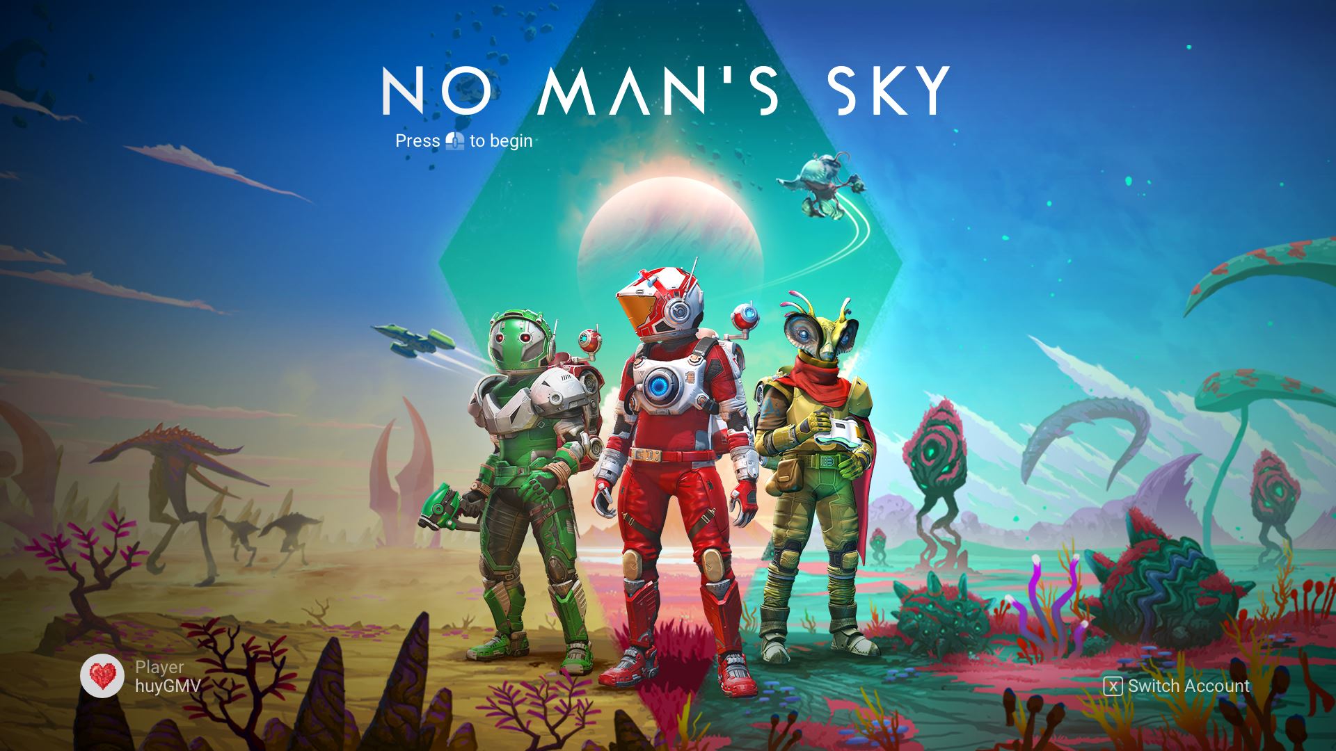 Lỗi No Man's Sky vào đến menu chọn file save thì bị đen màn hình