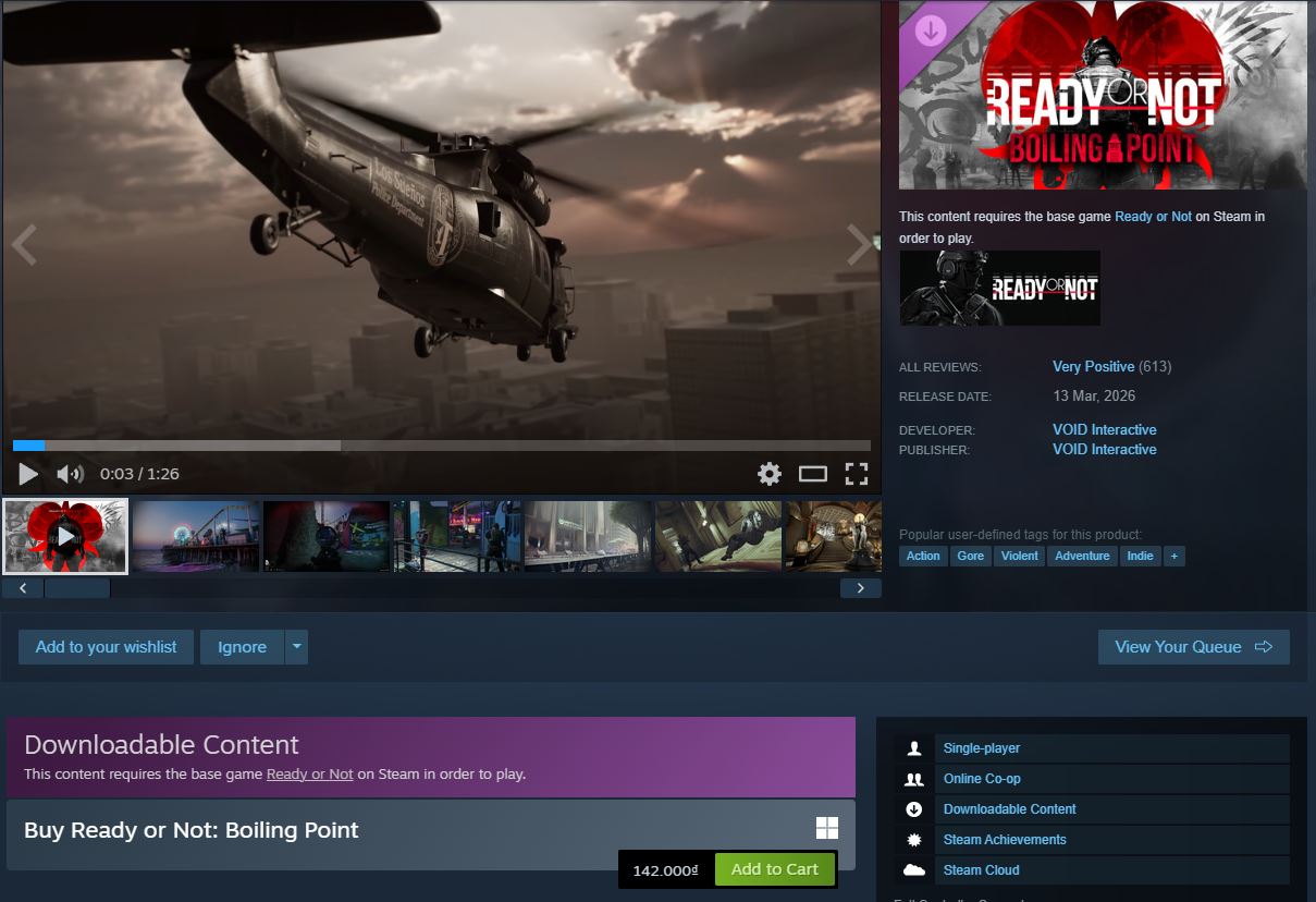 Update dlc Ready or Not: Boiling Point