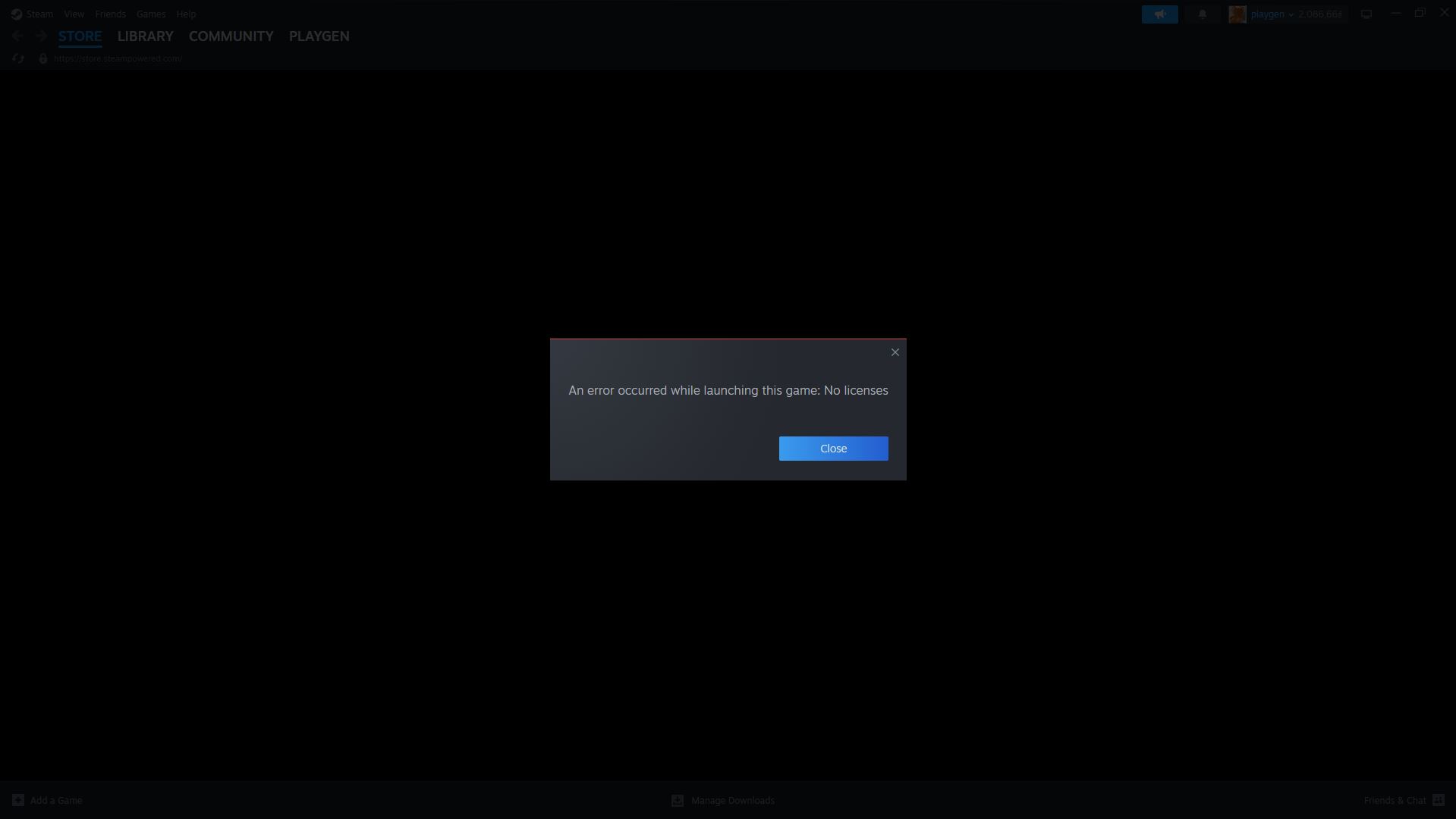 RE4 Remake bấm vào game thì steam hiện lỗi "No lincenses" RE4 Remake bấm vào game thì steam hiện lỗi "No lincenses"