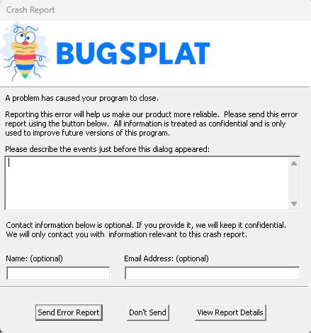 Crash Report Crash Report