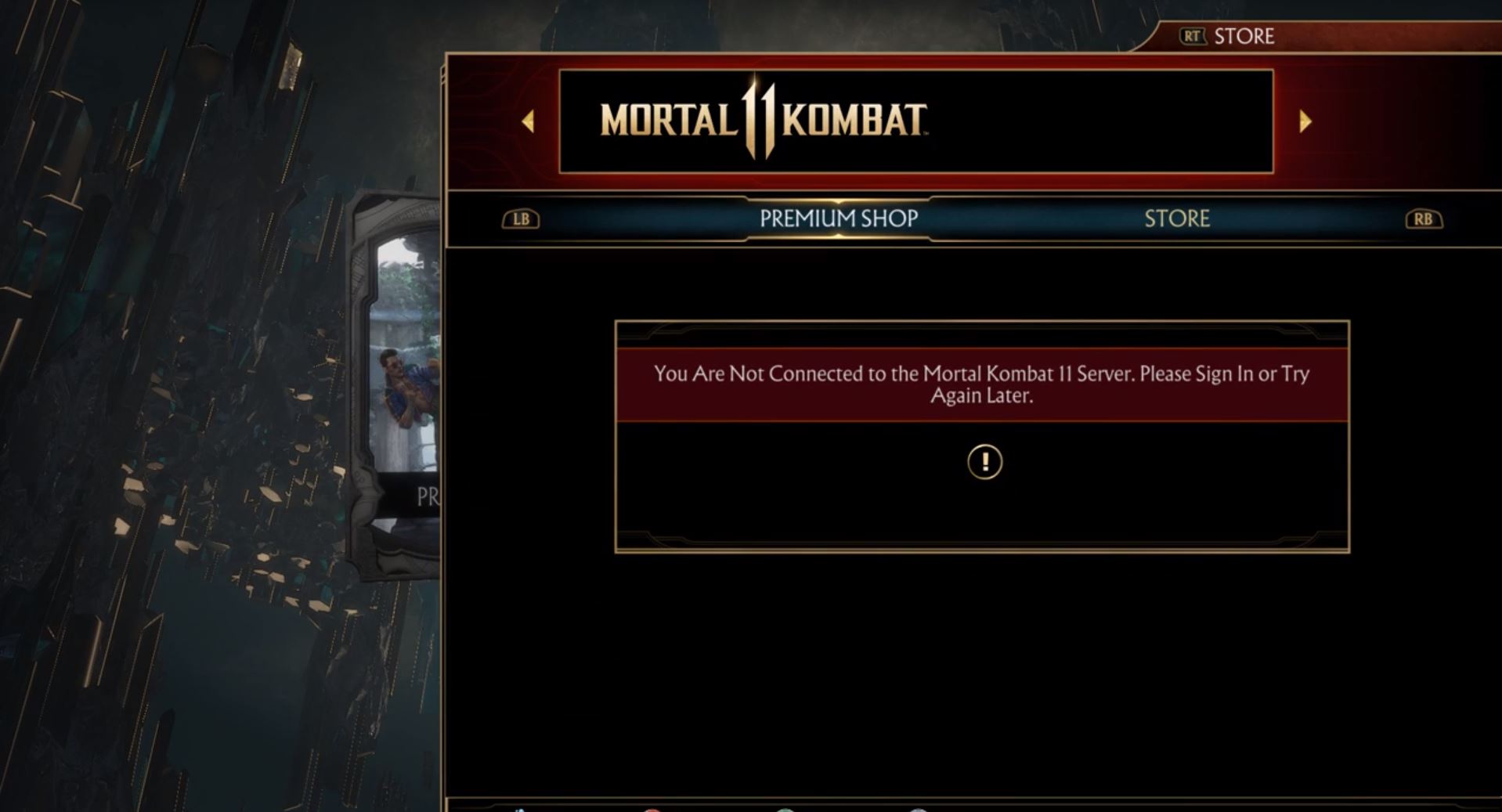 lỗi mortal kombat 11 không đăng nhập được vào sever lỗi mortal kombat 11 không đăng nhập được vào sever