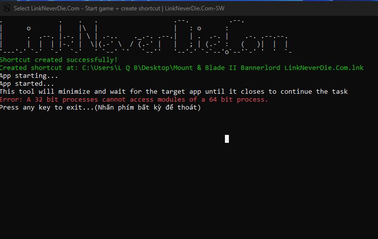 không vào được game Mount & Blade II Bannerlord không vào được game Mount & Blade II Bannerlord