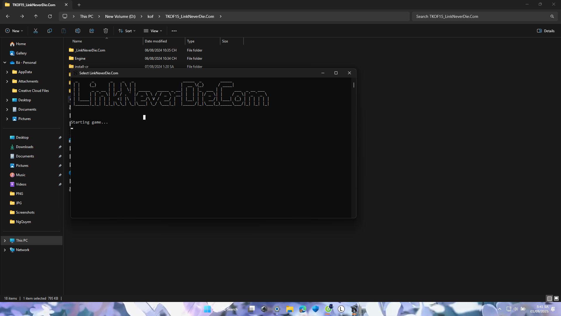Giúp mình cài KOF XV với ạ Giúp mình cài KOF XV với ạ