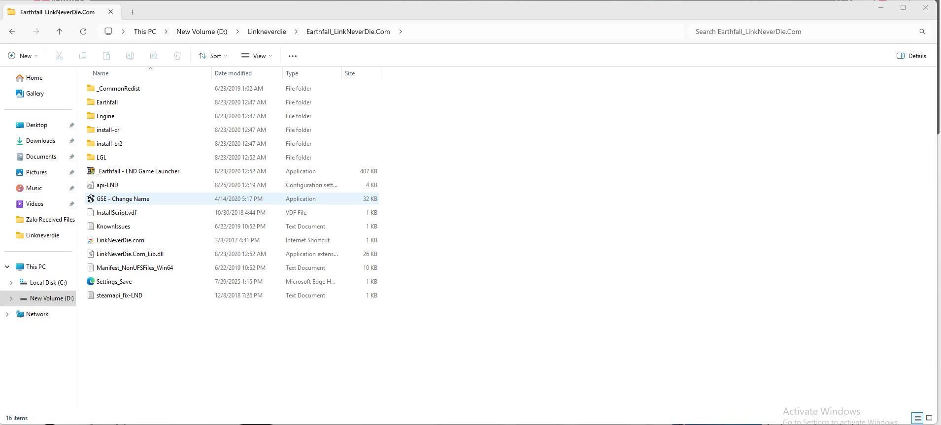 Lỗi launcher game Earthfall p2