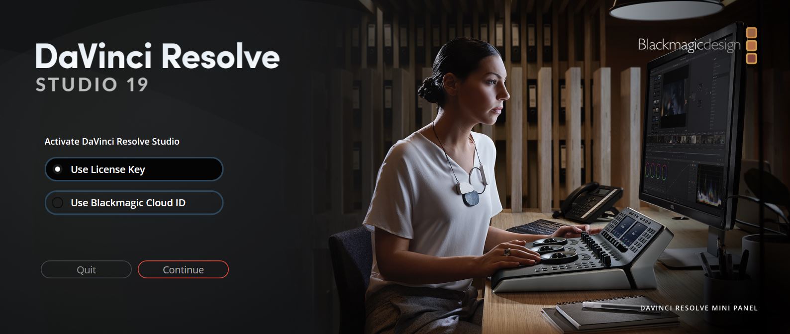 Đăng nhập Davinci Resolve 19 không được