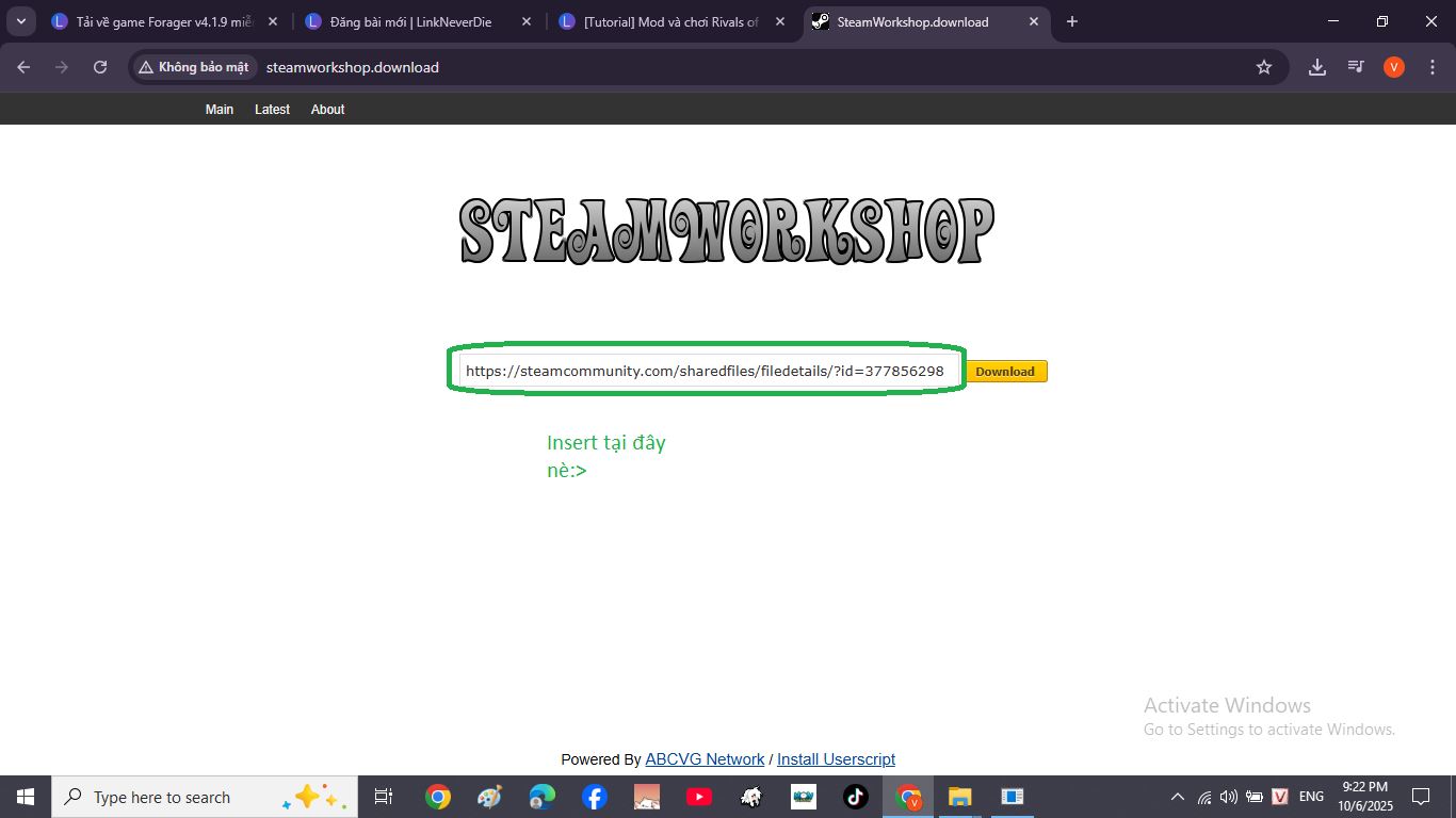 [Share] Cách Mod Forager