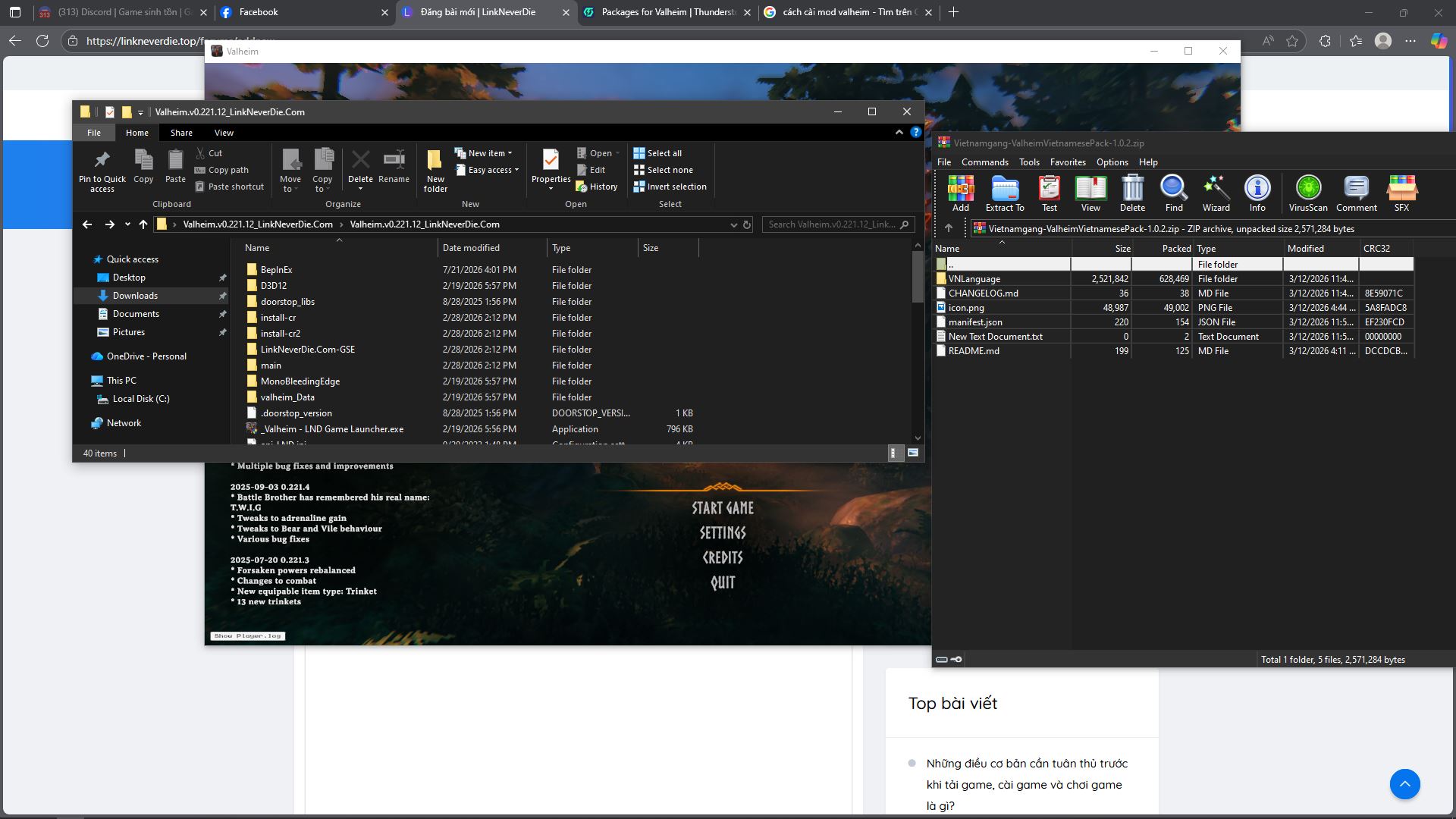 cách cài mod game valheim cách cài mod game valheim
