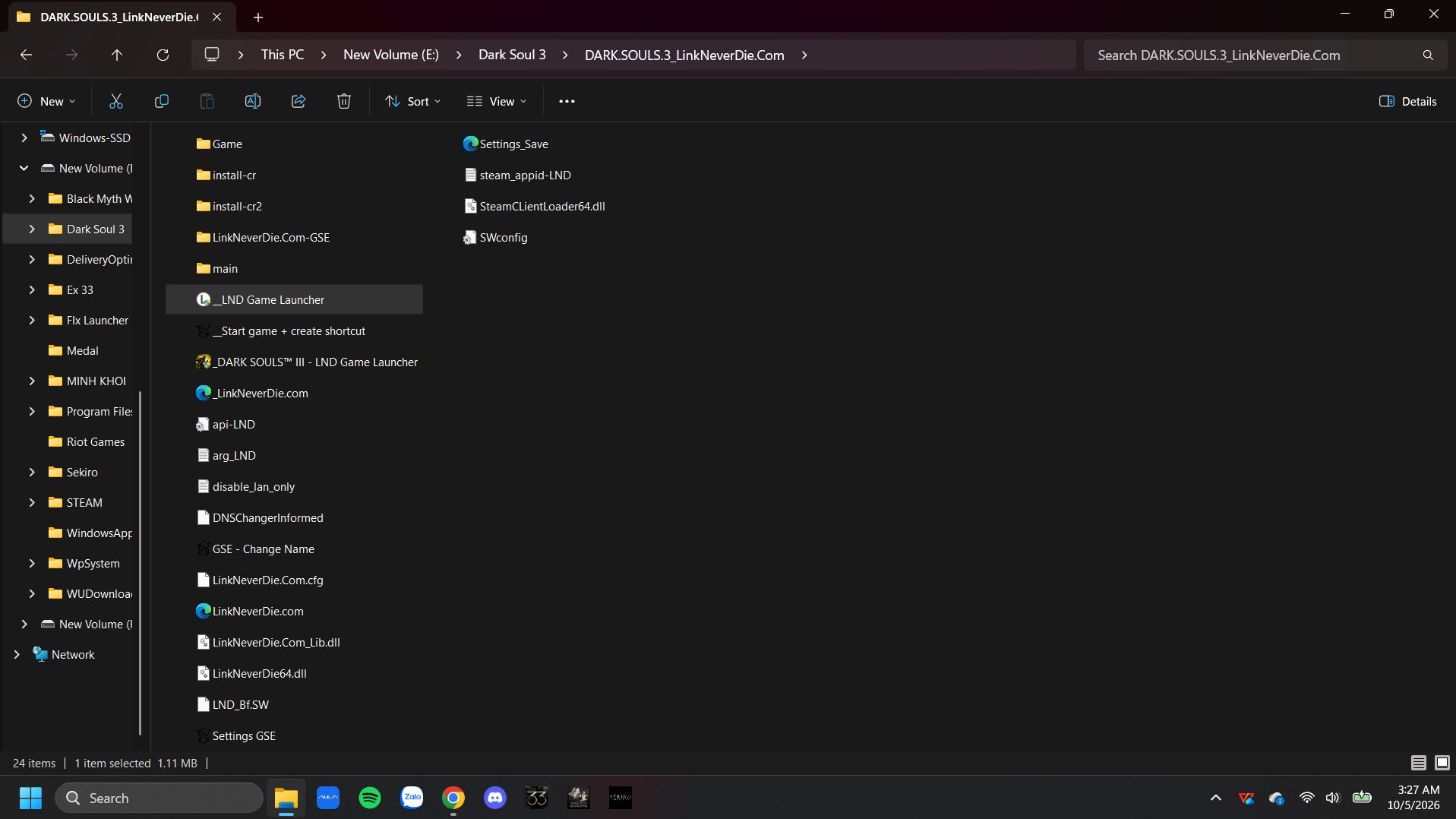 Lỗi .Net FrameWork dù đã cài bản fix game Dark Soul 3