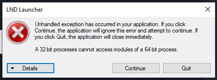 Lỗi Unhandled exception has occumed in your application