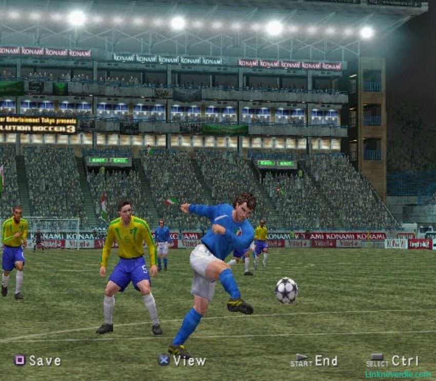 Hình ảnh trong game PES 2003 (screenshot)