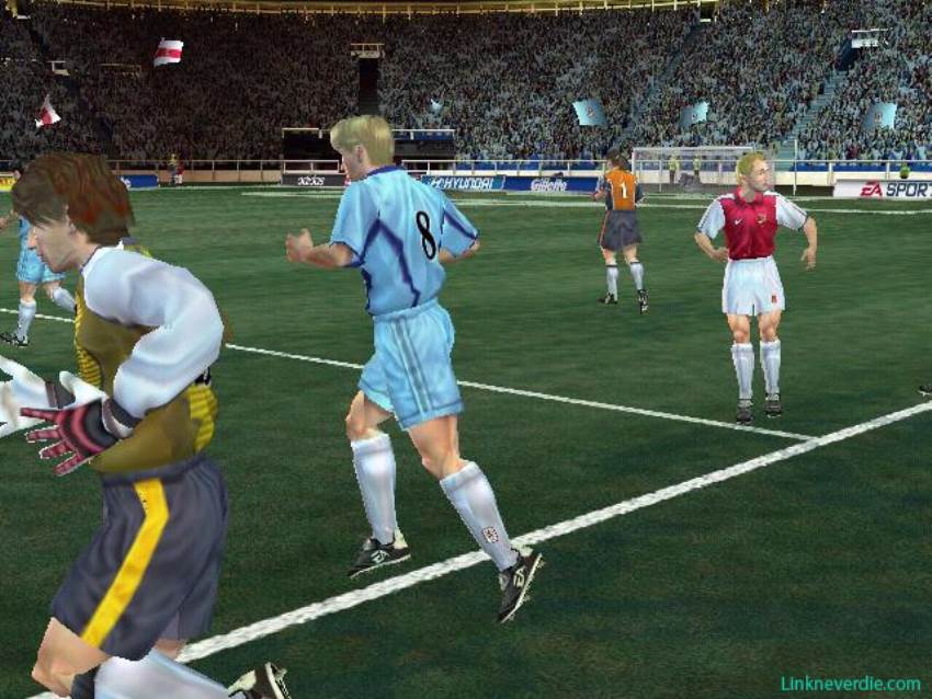 Hình ảnh trong game FIFA 2002 (screenshot)