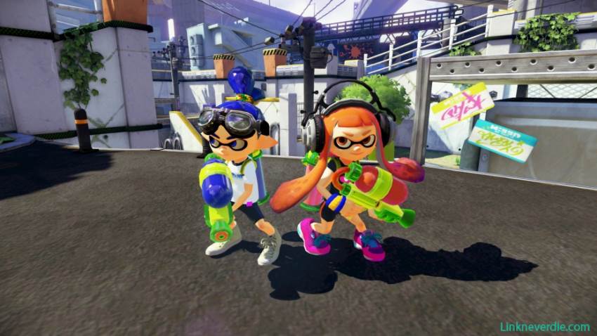 Hình ảnh trong game Splatoon (screenshot)