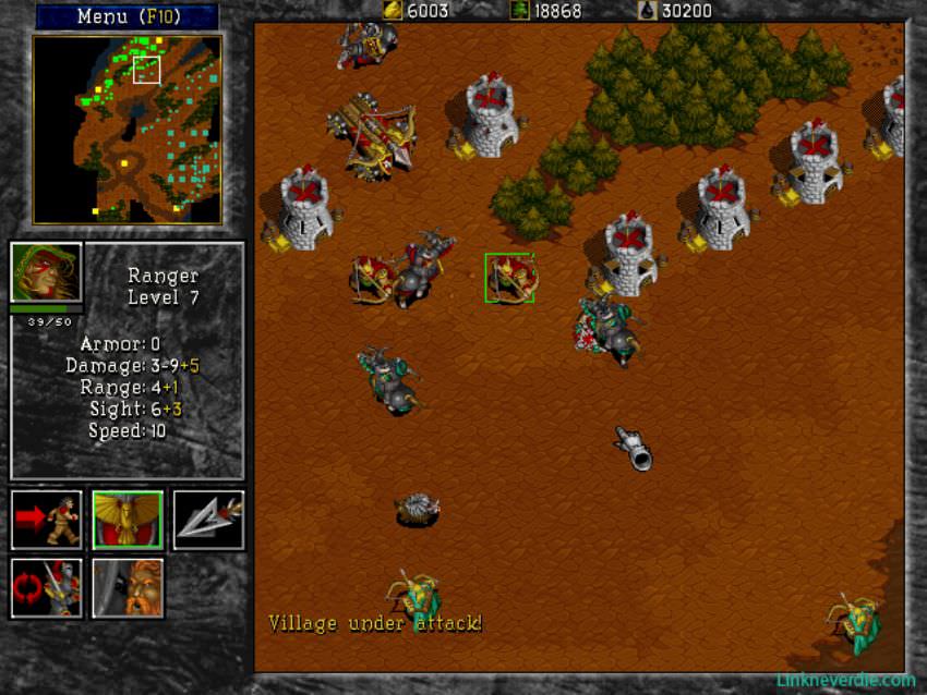 Hình ảnh trong game Warcraft 2: Tides of Darkness (screenshot)