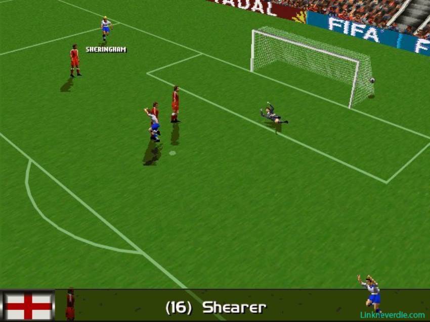 Hình ảnh trong game FIFA 96 (screenshot)