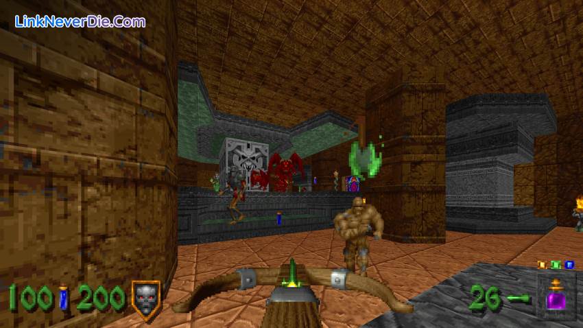 Hình ảnh trong game Heretic + Hexen (screenshot)