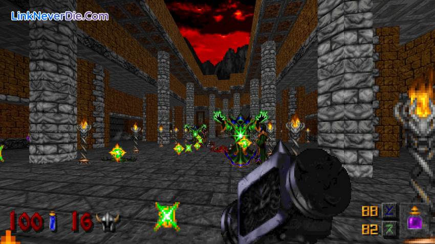 Hình ảnh trong game Heretic + Hexen (screenshot)