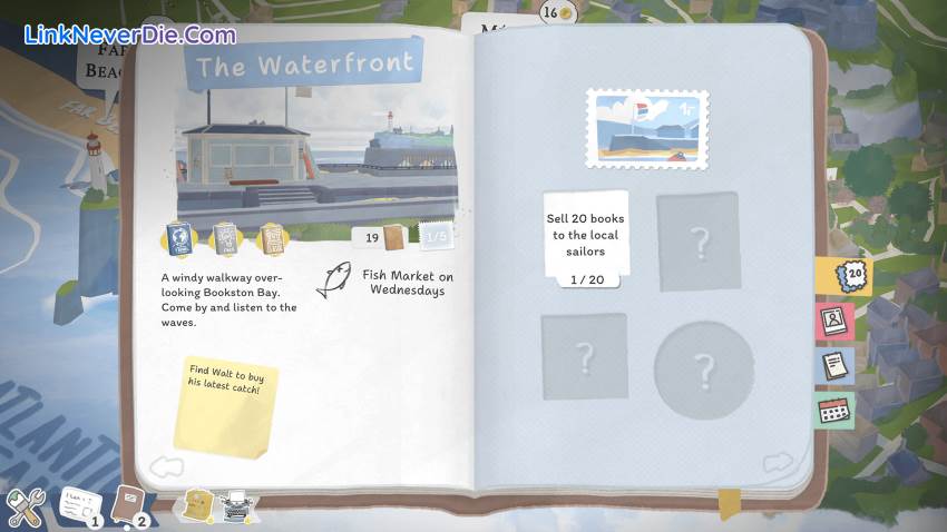 Hình ảnh trong game Tiny Bookshop (screenshot)