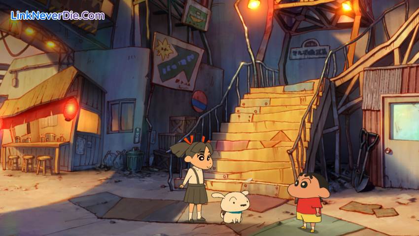 Hình ảnh trong game Shin chan: Shiro and the Coal Town (screenshot)