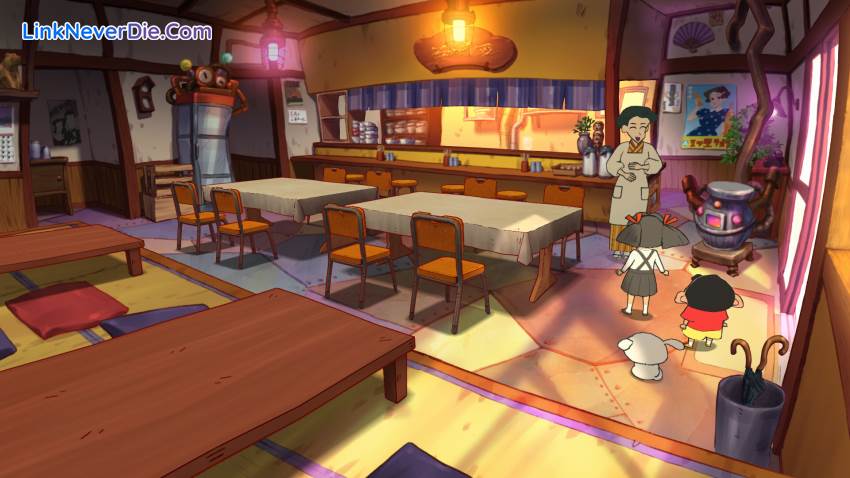 Hình ảnh trong game Shin chan: Shiro and the Coal Town (screenshot)