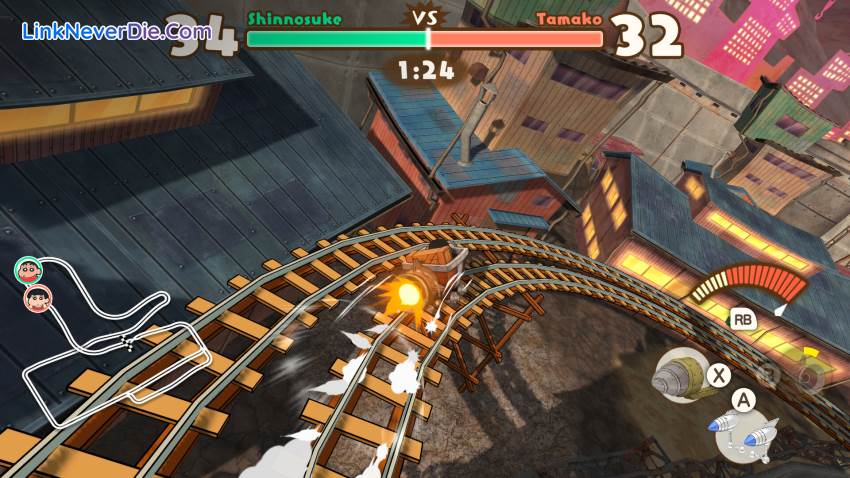 Hình ảnh trong game Shin chan: Shiro and the Coal Town (screenshot)