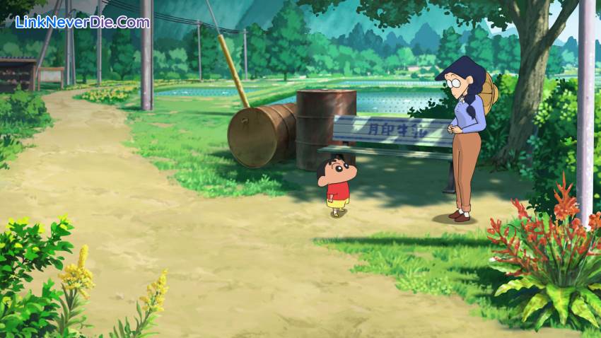 Hình ảnh trong game Shin chan: Shiro and the Coal Town (screenshot)