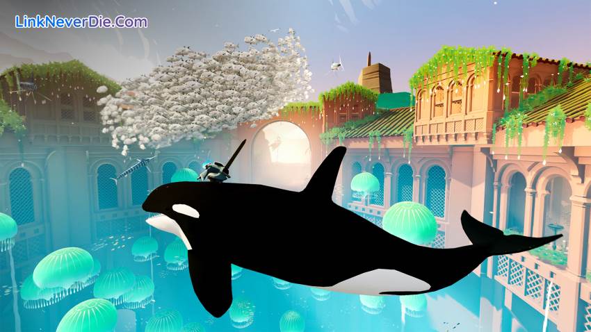 Hình ảnh trong game Sword of the Sea (screenshot)
