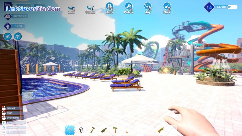 Hình ảnh trong game Waterpark Simulator (screenshot)