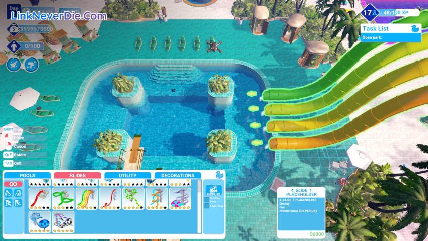 Hình ảnh trong game Waterpark Simulator (screenshot)