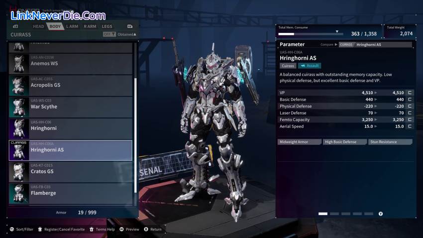 Hình ảnh trong game Daemon X Machina: Titanic Scion (screenshot)