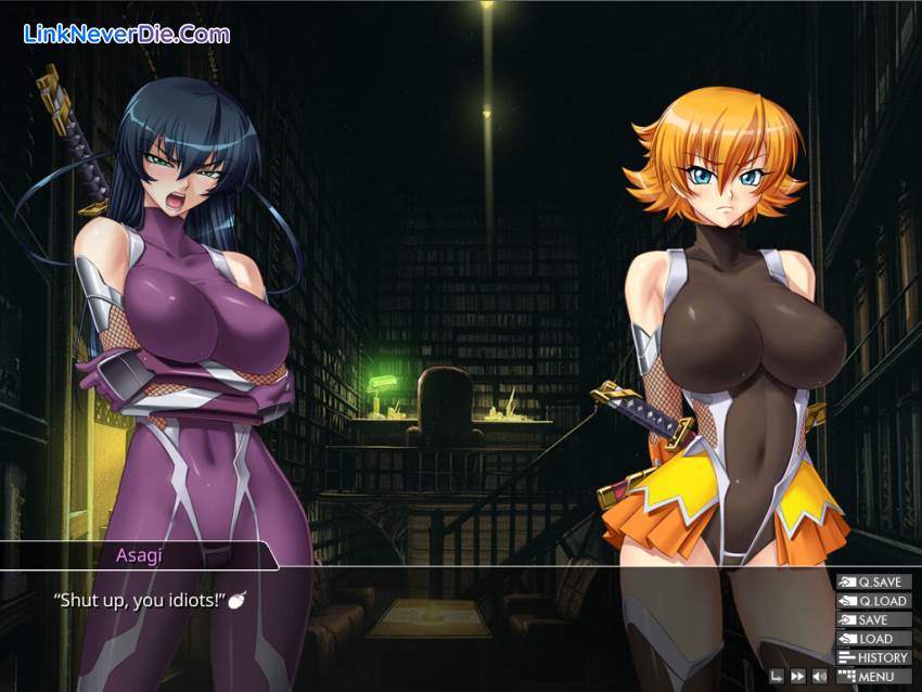 Hình ảnh trong game Taimanin Yukikaze (screenshot)