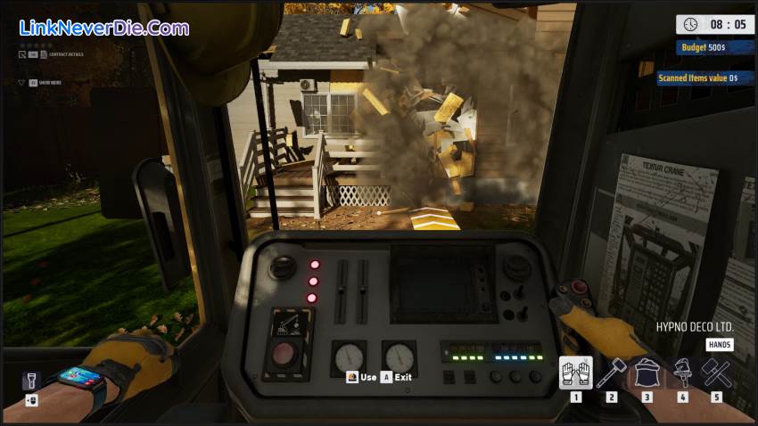 Hình ảnh trong game Deconstruction Simulator (screenshot)