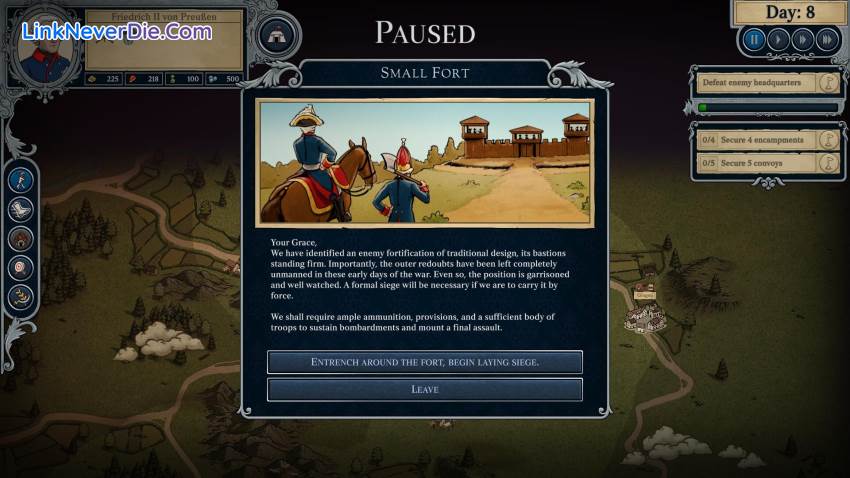 Hình ảnh trong game Master of Command (screenshot)