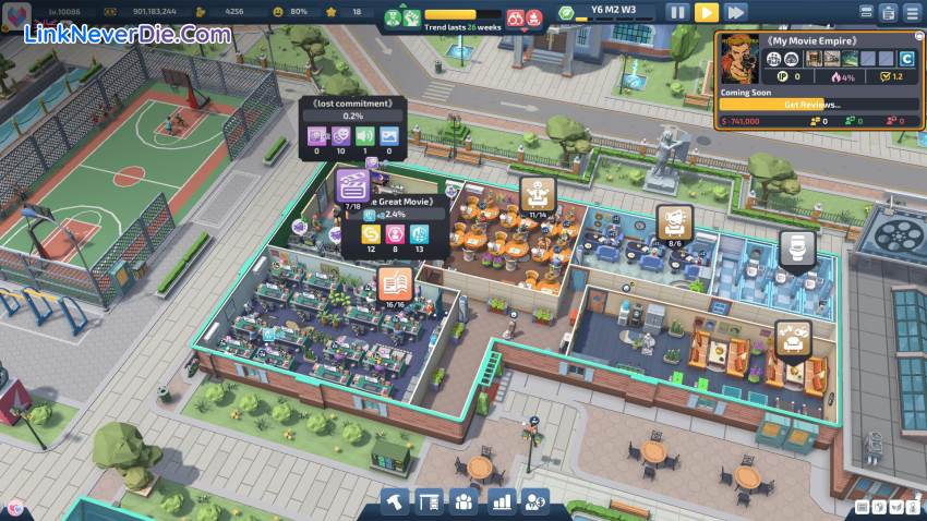 Hình ảnh trong game Super Movie Tycoon (screenshot)