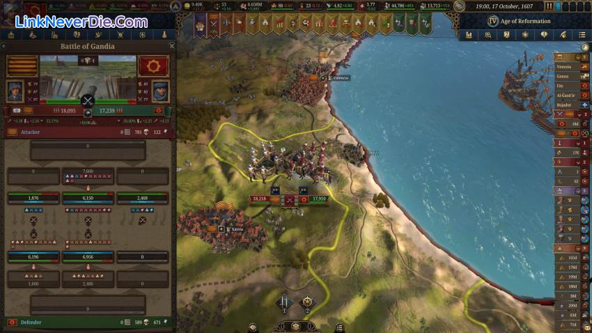 Hình ảnh trong game Europa Universalis V (screenshot)